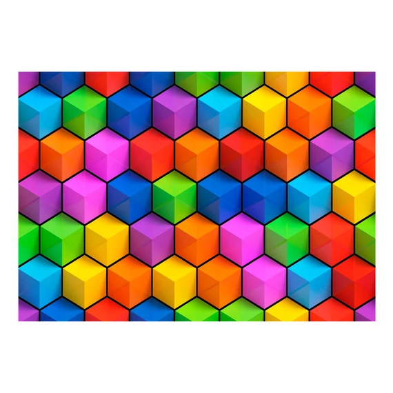 Öntapadó fotótapéta - Rainbow Geometry