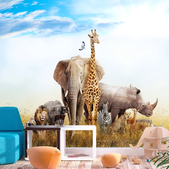 Öntapadó fotótapéta - Fauna of Africa
