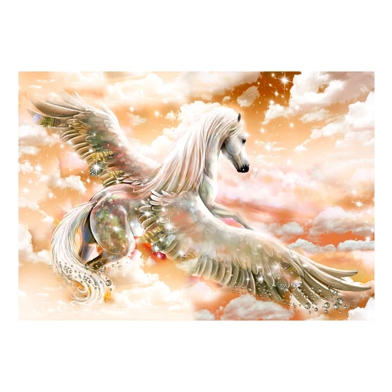 Öntapadó fotótapéta - Pegasus (Orange)