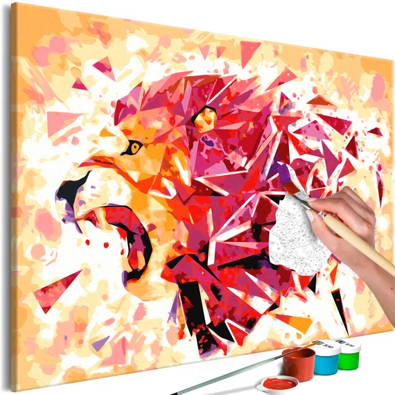 Kifestő - Abstract Lion