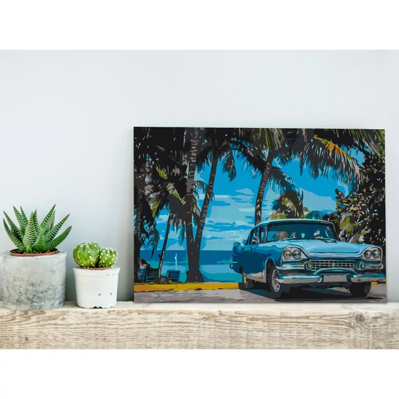 Kifestő - Car under Palm Trees