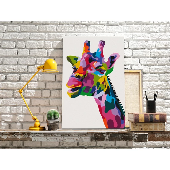 Kifestő - Colourful Giraffe