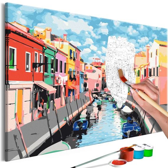 Kifestő - Houses in Burano