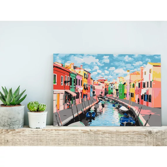 Kifestő - Houses in Burano