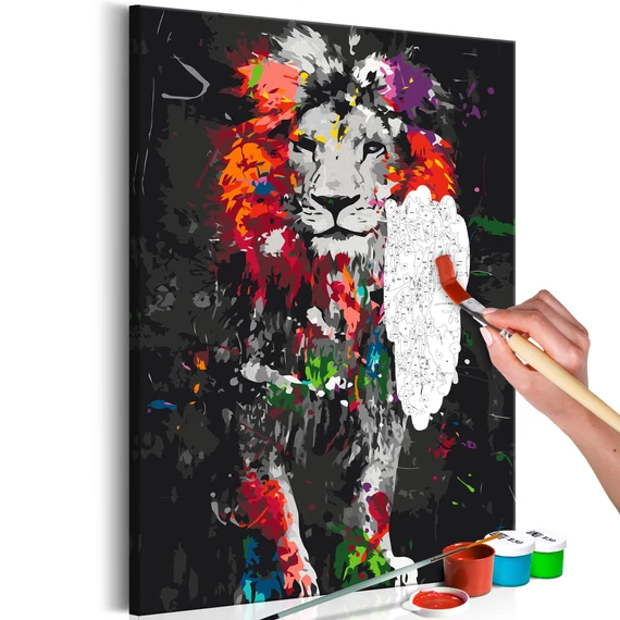 Kifestő - Colourful Animals: Lion