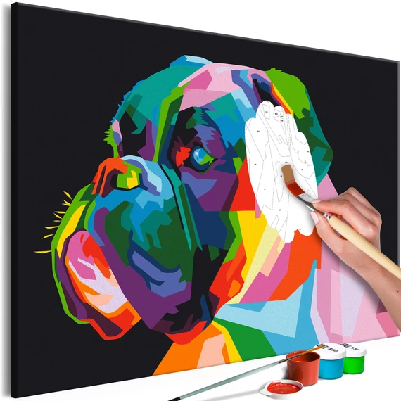 Kifestő - Colourful Boxer
