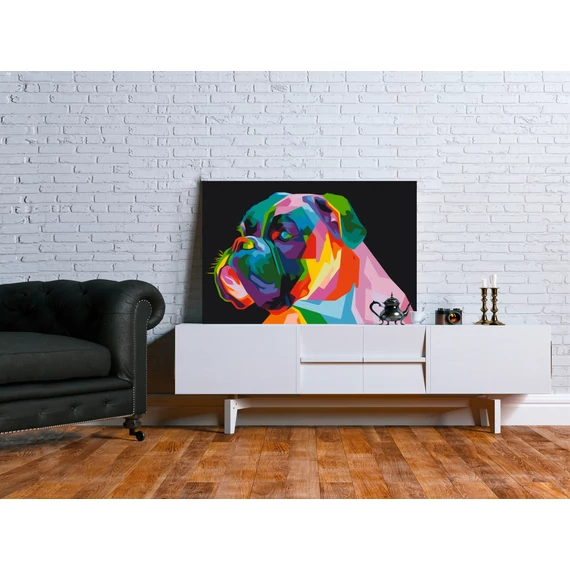 Kifestő - Colourful Boxer