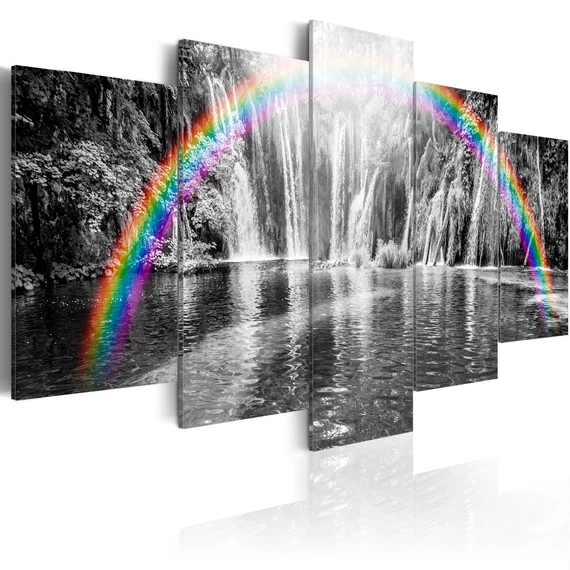 Kép - Rainbow on grays