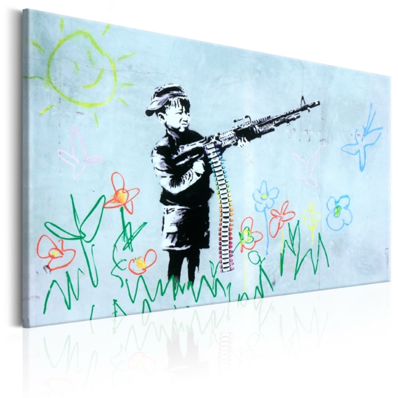 Kép - Boy with Gun by Banksy