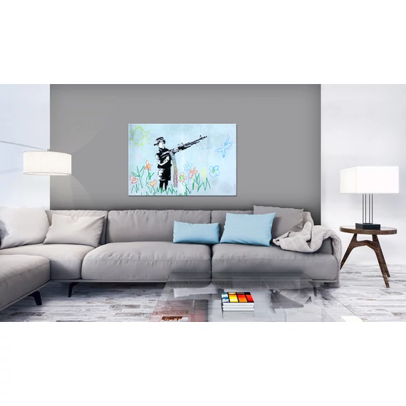 Kép - Boy with Gun by Banksy