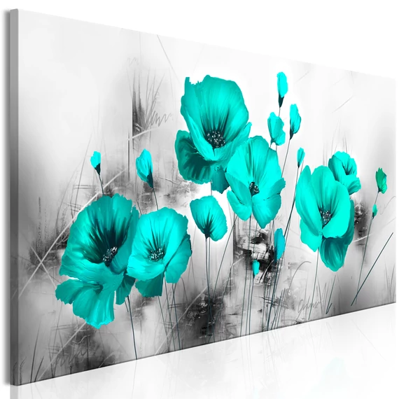 Kép - Turquoise Meadow (1 Part) Narrow