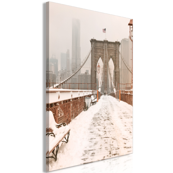 Kép - Brooklyn Bridge in Sepia (1 Part) Vertical