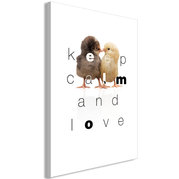 Kép - Keep Calm and Love (1 Part) Vertical