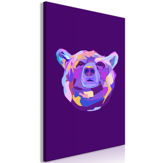 Kép - Colourful Bear (1 Part) Vertical