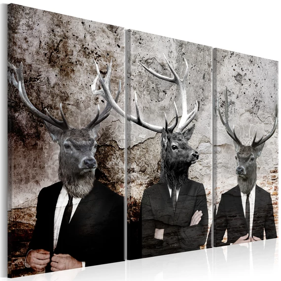 Kép - Deer in Suits I