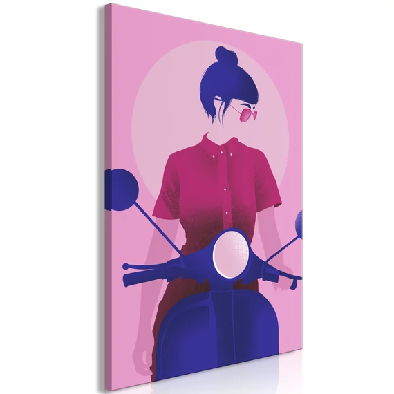 Kép - Girl on Scooter (1 Part) Vertical