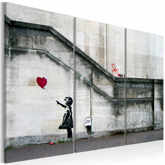 Kép - Girl With a Balloon by Banksy