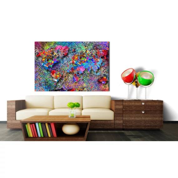 Kép - Map: Jackson Pollock inspiration