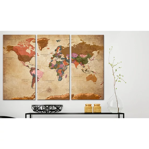 Kép - Maps: Brown Elegance
