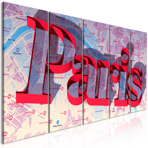 Kép - Red Paris (5 Parts) Narrow