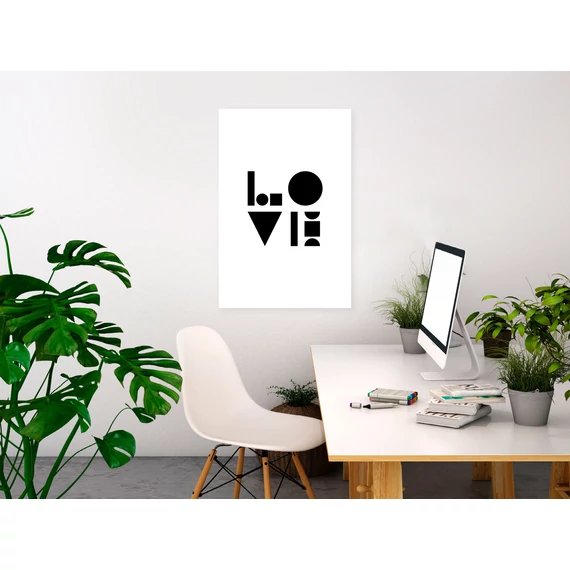 Kép - Black, White and Love (1 Part) Vertical