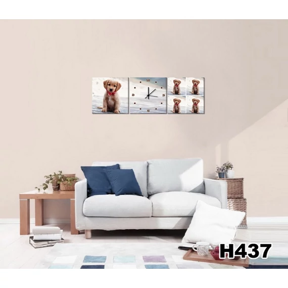 Vászonkép Faliórával cano bruno H437