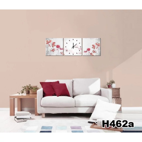 Vászonkép Faliórával H462 Papavero Campestre