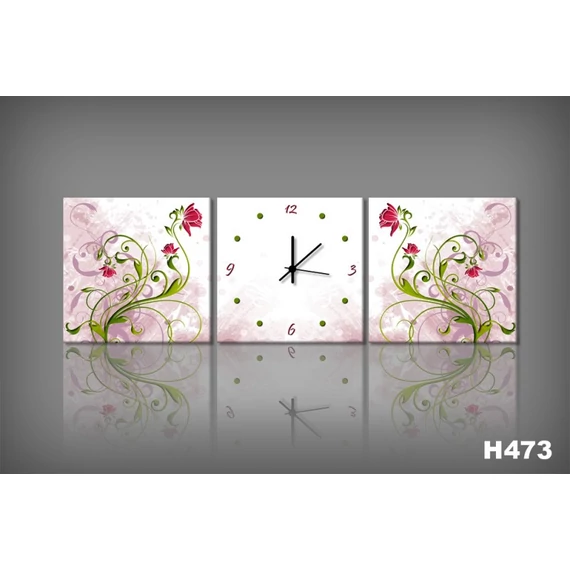 Vászonkép Faliórával H473 Sogno Rosa