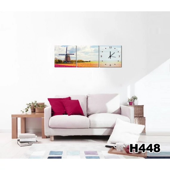 Vászonkép Faliórával H448