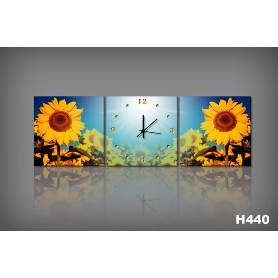 Vászonkép Faliórával soleggiato H440