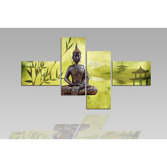 Digital Art vászonkép | 1202Q Buddha Verde S