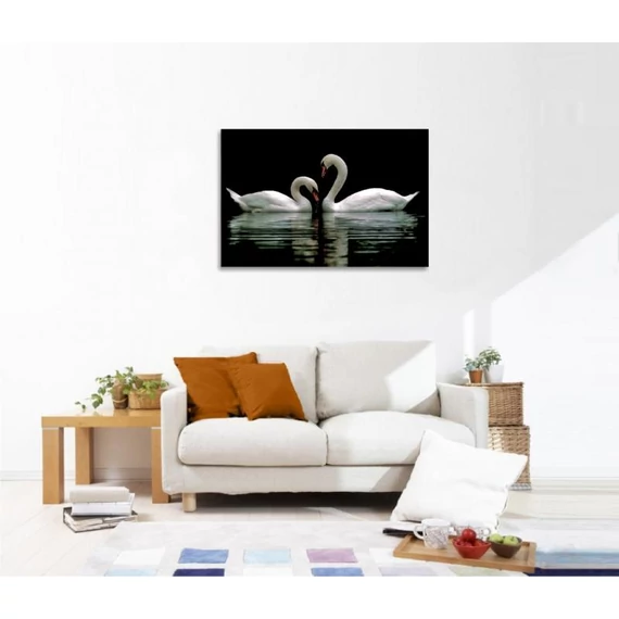 Digital Art vászonkép | 1222-S Swans ONE