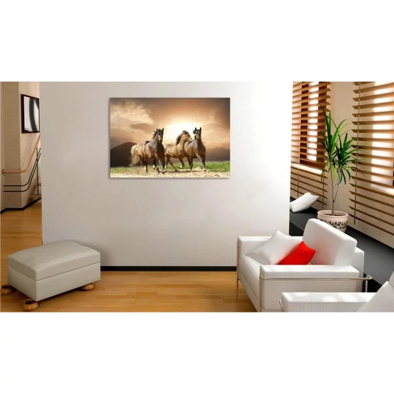Digital Art vászonkép | 1230-S Running Horses ONE