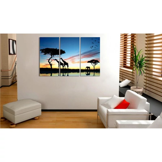 Digital Art vászonkép | 1229-S African Sunset THREE