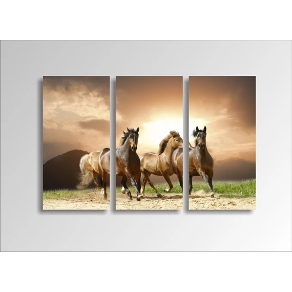 Digital Art vászonkép | 1230-S Running Horses THREE