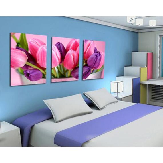 Digital Art vászonkép | 1211-S Tulipe Colore CUBE