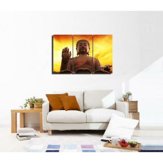 Digital Art vászonkép | 1213-S Buddha Sunrise THREE