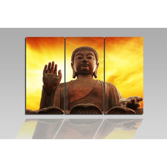 Digital Art vászonkép | 1213-S Buddha Sunrise THREE