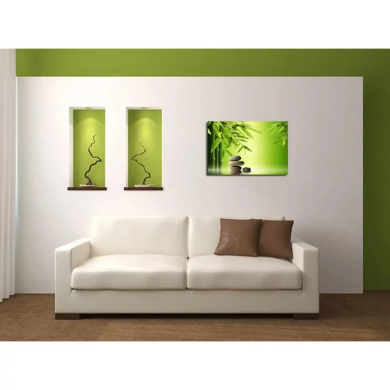 Digital Art vászonkép | 1215-S Bambus Garden ONE