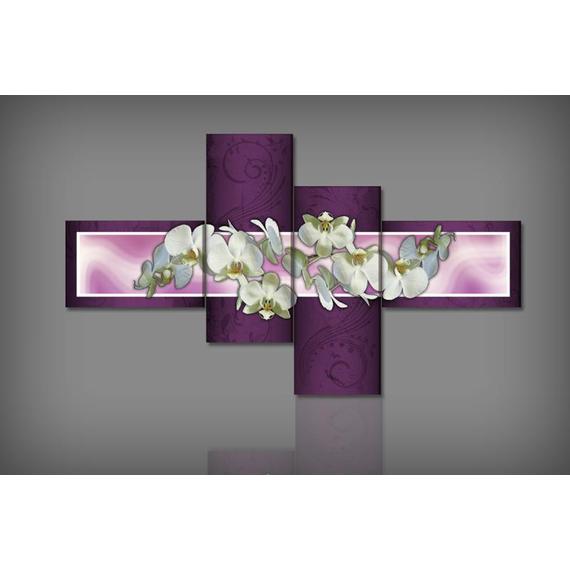 Digital Art vászonkép | 1245Q Nova Viola Orchidea S