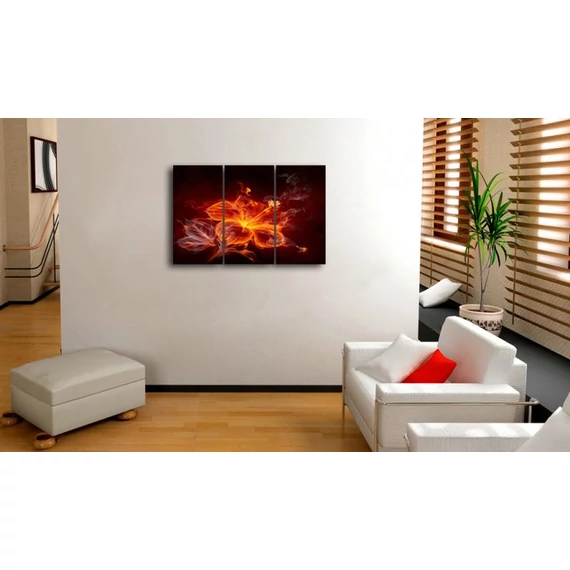 Digital Art vászonkép | 1262-S Fire Flower 2 THREE