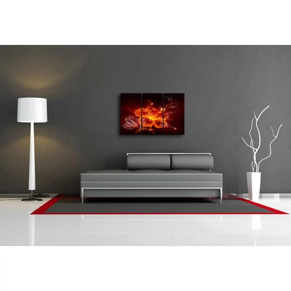Digital Art vászonkép | 1262-S Fire Flower 2 THREE
