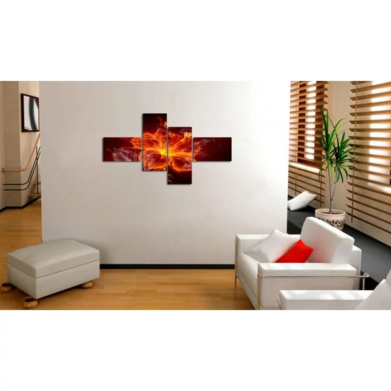Digital Art vászonkép | 1262Q Fire Flower 2 S