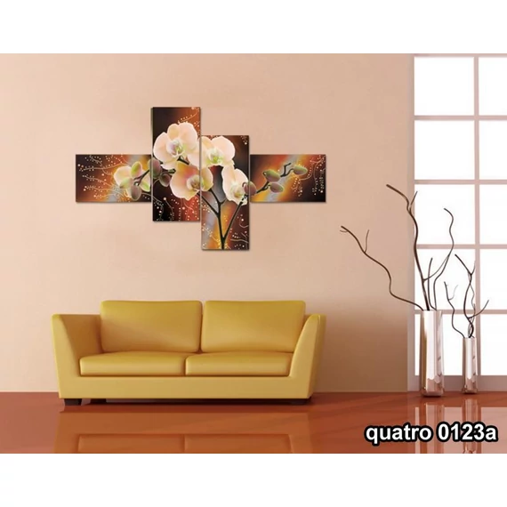 Digital Art vászonkép | 0123Q Orchidea Aranico S