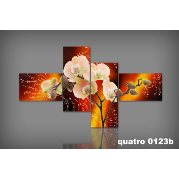 Digital Art vászonkép | 0123Q Orchidea Aranico S