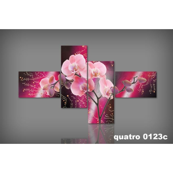 Digital Art vászonkép | 0123Q Orchidea Aranico S