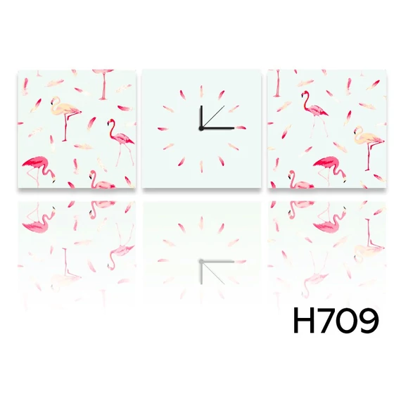 Vászonkép faliórával H709
