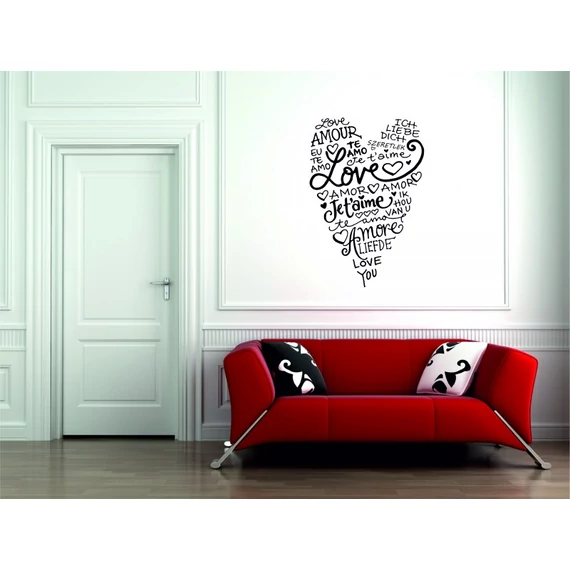 ByHome J13_Love faltetoválás