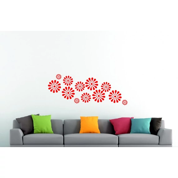 ByHome J27_Flowers faltetoválás