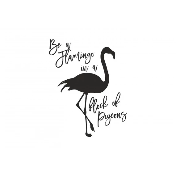 ByHome J39_Flamingo faltetoválás